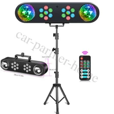 HOLDLAMP RGB DJ Lights w/Stand Telbum Party Bar Light Set Mobile Stage Lighting