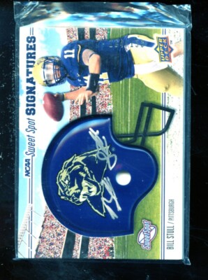 2010 SWEETSPOT AUTO SIGNED HELMET #117 BILL STULL PITT NM/MT E0232