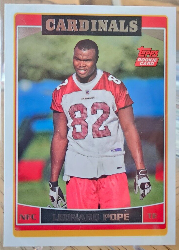 Leonard Pope 2006 Topps RC #331 Arizona Cardinals