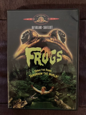 FROGS 1972 HORROR DVD MGM WIDE/FULL SAM ELLIOTT RAY MILLAND CULT