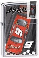 Zippo 24424 casey kahne #9 Lighter + FLINT PACK