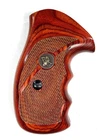 Pachmayr S&W K & L Frame Round Butt Checkered Rosewood Laminate Grip - 63020