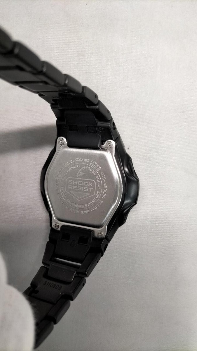 CASIO G-SHOCK MTG-M900BD-1JF Black Stainless Steel Digital
