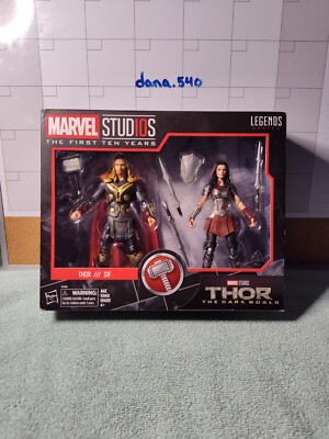 Marvel Legends Thor Sif Action Figures Studios The First Ten Years ...