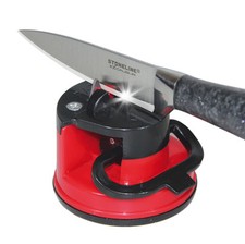 AFFILA COLTELLI AFFILA LAME CON VENTOSA CUCINA FORBICI AFFILARE COLTELLO