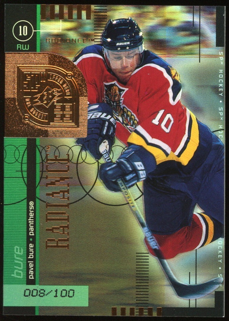 1998 UPPER DECK SPX TOP PROSPECTS RADIANCE #58 PAVEL BURE /100