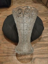 Vaso Portafiori Cristallo Vetro Vintage 