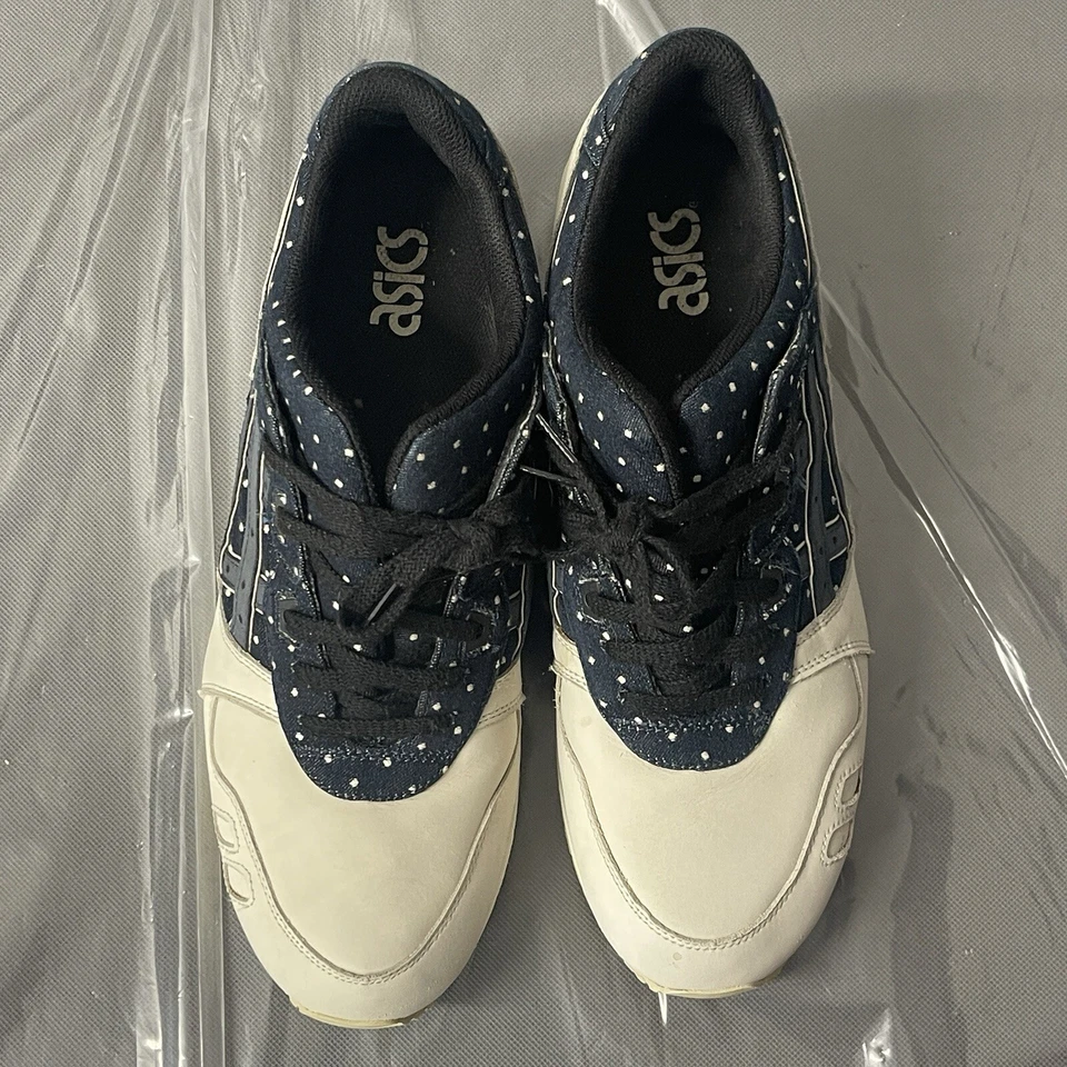 Asics Gel-Lyte III Sneakers Japanese Denim Indian Ink Size 12 H625L Shoes. - Image 3 of 4
