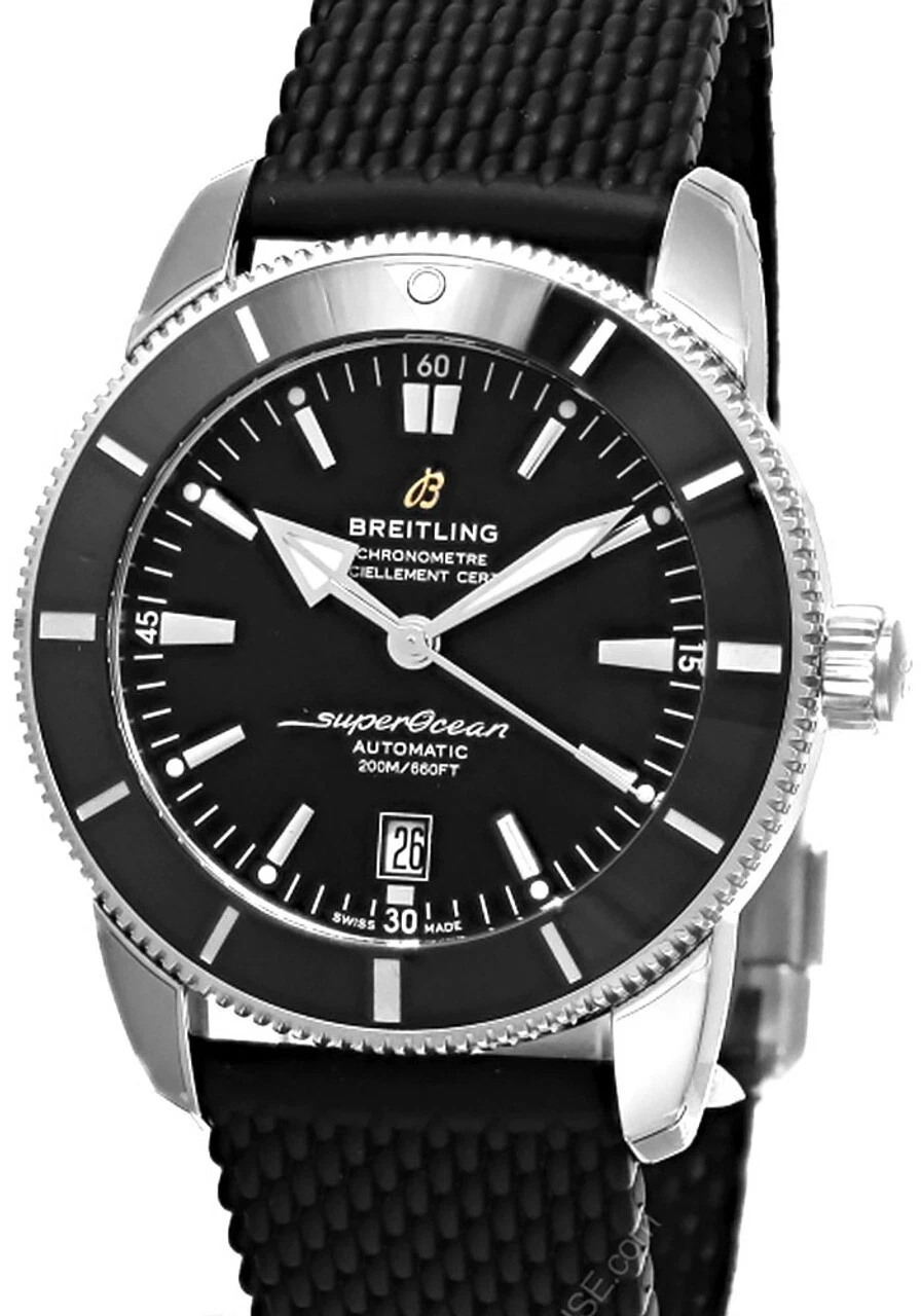 BREITLING Superocean Heritage B20 Automatic 46mm Black Dial Watch AB2020121B1S1