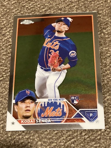Kodai Senga Rookie RC 2023 Topps Chrome Baseball Base Card #217 New York Mets