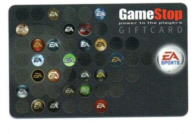 GameStop EA Sports Gift Card No $ Value Game Stop