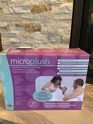 Fashion Bed Group Luxurious ￼Mattress Protector Microplush Waterproof King NIB