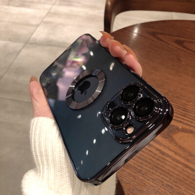 Phone Case With Camera Protector Advanced Electroplating Integrated With Lens Pr