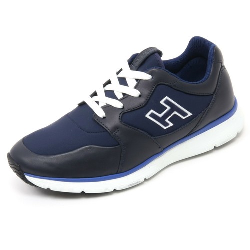 B7132 sneaker uomo HOGAN TRADITIONAL 20.15 scarpa H flock blu shoe man |  eBay