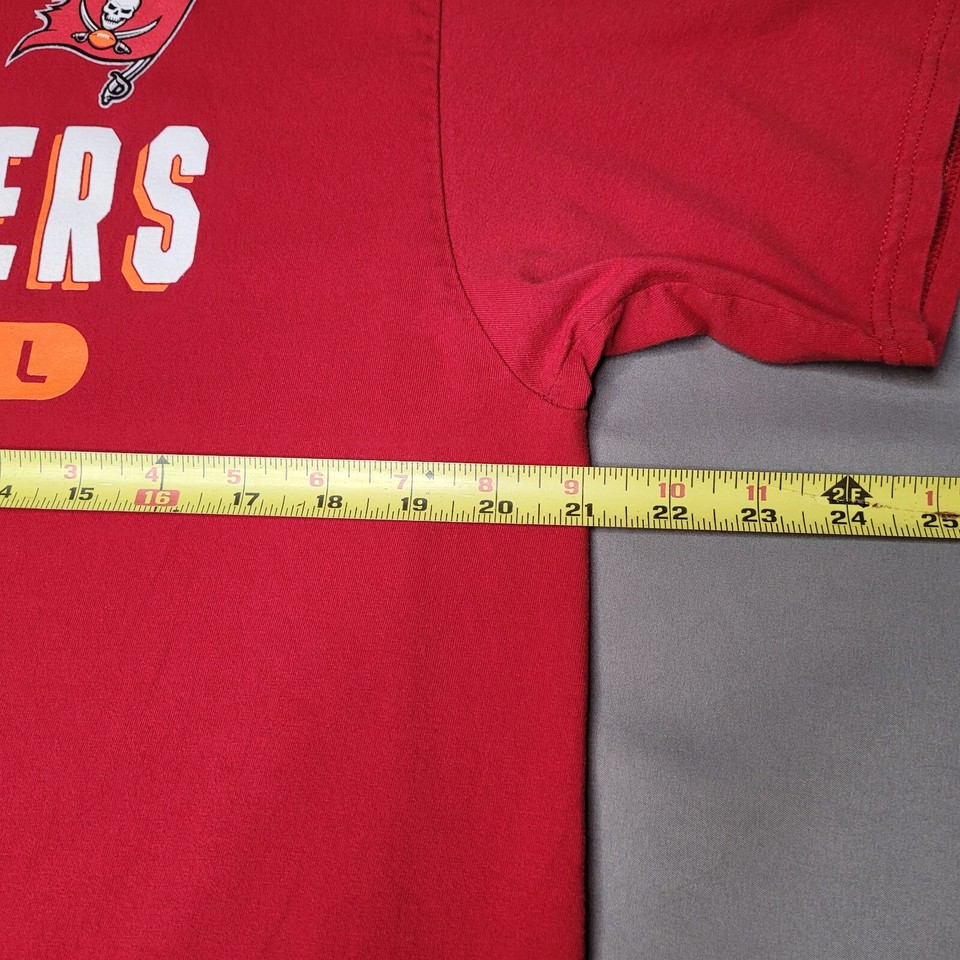 Fanatics Tampa Bay Buccaneers Shirt Adult Large Red Orange Bucs