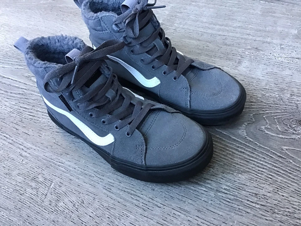 Vans Youth Size 4 Sneakers Filmore Hi VansGuard Kids Suede Boys Lined Shoes Boot - Image 3 of 4