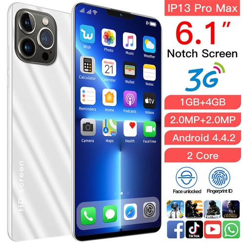 Android 6.1" FHD,I13 Pro Max, Dual Core & Sim, RAM1GB ROM 4GB Black Smartphone - Picture 3 of 7