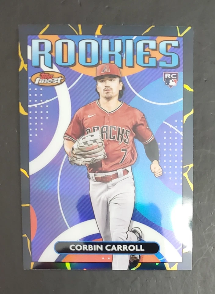 CORBIN CARROLL RC, 2023 Topps Finest Rookies Kintsukuroi Black/Gold Diamondbacks - Image 3 of 4
