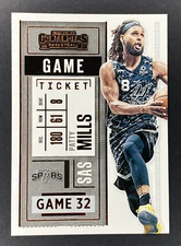 2020-21 Panini Contenders Game Ticket - PATTY MILLS - GOLD Parallel - #43