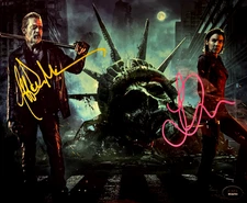 Jeffrey Dean Morgan + Lauren Cohan Signed 8x10 (DEAD CITY) Autographs w/COA