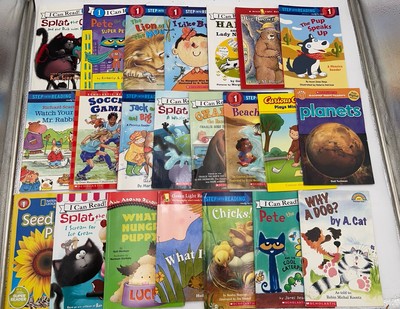 Lot of 20 Level 1 RL~Ready to I Can Read Step into Reading Learn Read Books