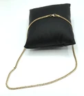 9ct Gold Link Chain Hallmark Italy 16" Length 3g (JF131J)