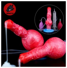 Dog Knot Inflatable Ejaculation Masturbation Vaginal Stimulation Use Lubricant