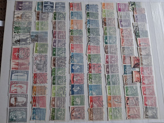 Briefmarken Dänemark ca 95st Sammlung Ungestempelt Gestempelt.