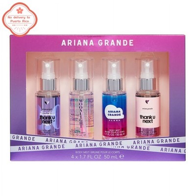   Ariana Grande Body Spray Set - 4x1.7oz (4 Scents)  new