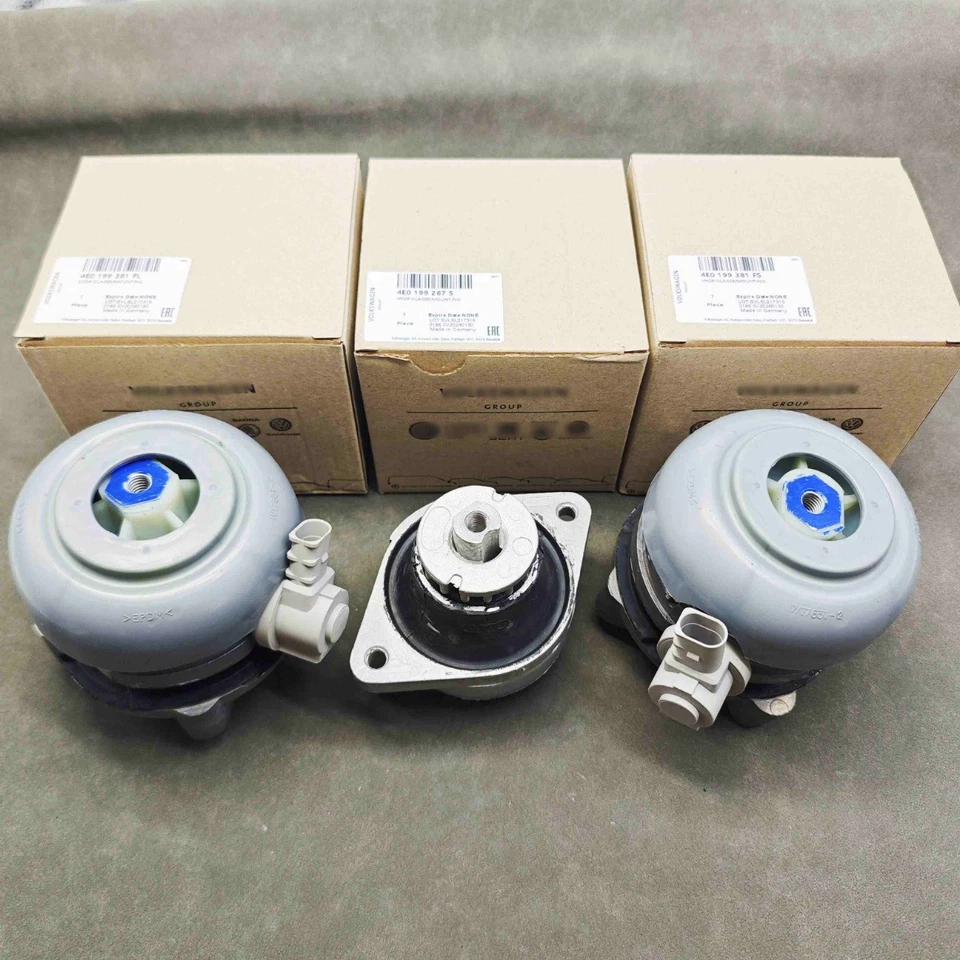 3X Sensor Engine Mount Kit 4E0199381FL 4E0199381FN 4E0199267S for Audi S8 A8 Foto 2 de 4