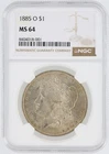 1885-O  Morgan Silver Dollar NGC MS64 S$1 New Orleans Minted No Reserve