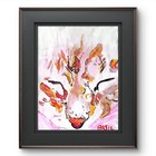Cat Vibrant Abstract Expressionism Canvas Painting. — photo 5