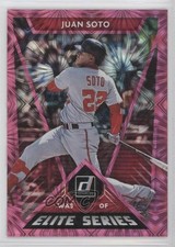 2020 Panini Donruss Elite Series Pink Fireworks Juan Soto #E-9 0c2
