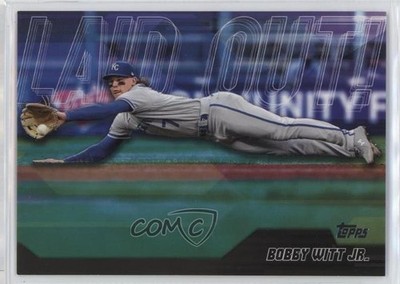2023 Topps Update Laid Out Black 132/299 Bobby Witt Jr #LO-10 17rk