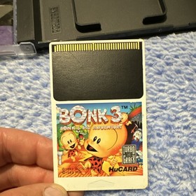 Hudson Soft Bonk 3: Bonk's Big Adventure TurboGrafx-16 1993 Manual Included