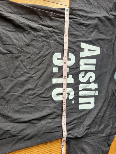 Authentic WWE Black "Stone Cold" Steve Austin 3:16 T-Shirt Size Large - Picture 5 of 6
