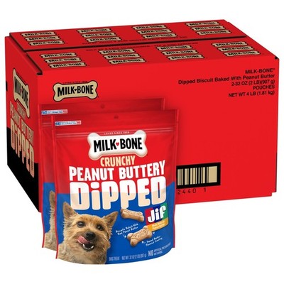 Milk-Bone Peanut Buttery Bites Soft Dog Treats with Real Peanut Butter & Bacon