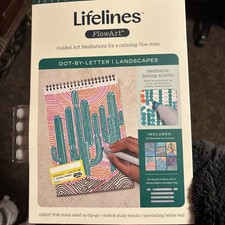 Lifelines FlowArt - Dot-By-Letter, Landscapes