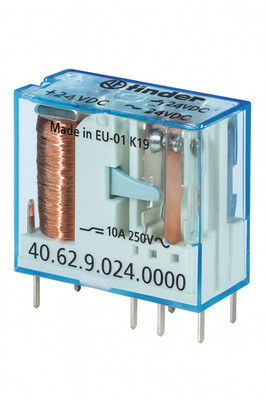 Finder  40.62.9.024.0000   24V DC, 10A, 250V~ Relay NEW