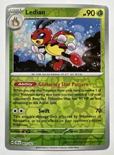 Pokemon Ledian - Reverse Holo Rare SV: Stellar Crown 003/142