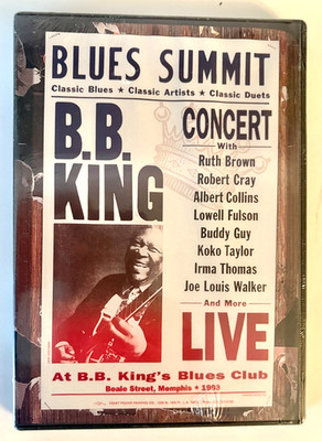 B.B. King Blues Summit DVD 2000 Live Duets Buddy Guy Robert Cray Memphis NEW!!!