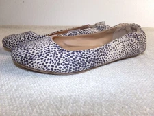 TOMS Judith Ballet Flat Cheetah Suede -Size 8.5 - Slip On Comfort