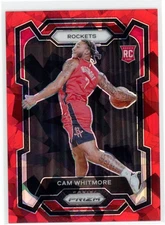 2023-24 Panini Prizm - Cam Whitmore #129 Red Ice Prizm (RC)
