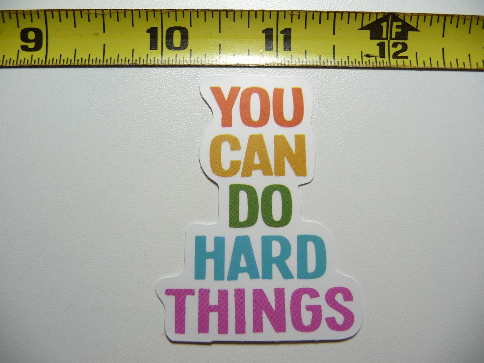 Empowering You Can Do Hard Things Motivational Decal Sticker #2