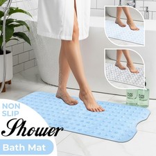 Non Slip Strong Suction Cups Bathtub Mats Extra Long Anti Mold Bathroom Rugs