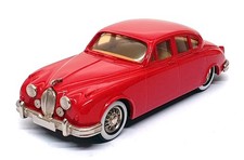 Classic 43 1/43 Scale 1001 - 1959-67 Jaguar MkII Saloon Export Spec - Red