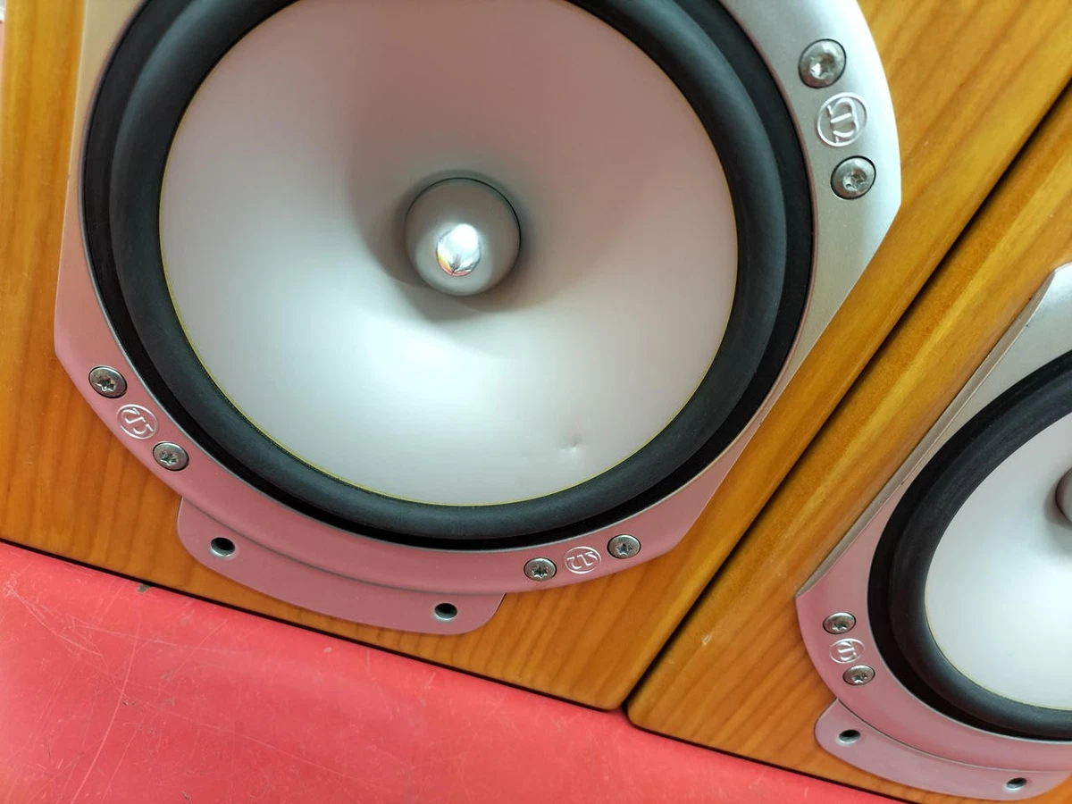 MONITOR AUDIO SILVER-RS1 BookShelf Speaker Pair Set Tested Used