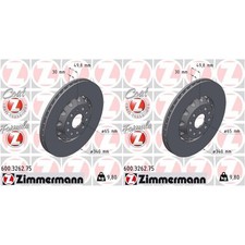 2x ZIMMERMANN FORMULA Z BREMSSCHEIBEN 340mm 2-teilig VORNE passend für VW T-ROC