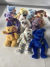 Vintage Beanie Baby Bear Lot of 10 with Tags