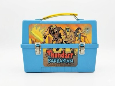 Vintage 1981 Thundarr the Barbarian Aladdin Lunchbox & Thermos Set